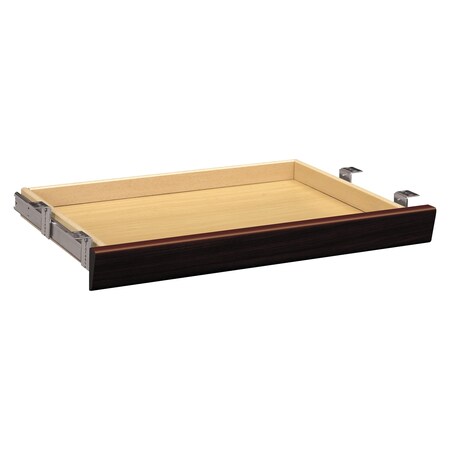 Hon Laminate Angled Center Drawer, 15.38 in D X 2.5" H, 26" W X Laminate, Mahogany H1526.N